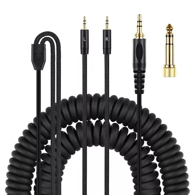 Kaufen Coiled Earphone Cord For AH-D7100 7200 D600 D9200 5200 Music Lovers • 17.39€