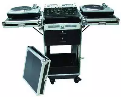 Kaufen 17/11 HE Winkelrack Flightcase Kombicase DJ-Rack TA-1 Mit 2 Tische Und Rollen • 649.99€