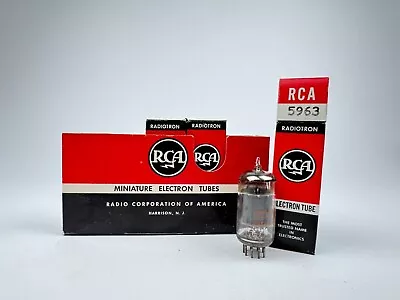 Kaufen 3x RCA 5963 Röhre NOS OVP Long Plates ECC82 Röhrenverstärker Amplifier Neu • 17.50€