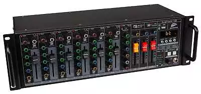 Kaufen Vielseitiger 7 Kanal Mixer M. 10 Eingängen, USB & Bluetooth Für 19 Zoll Racks • 210€