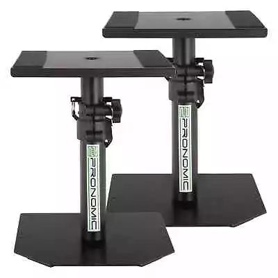 Kaufen Paar Tisch Ständer Stativ Studio Monitor Lautsprecher DJ Boxen Stand Schwarz • 48.59€