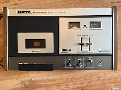 Kaufen Hitachi Stereo Cassette Tape Deck TRQ-2000 D Kassettenrecorder • 100€