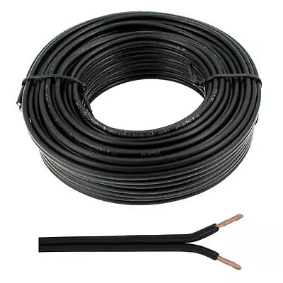 Kaufen 10m Lautsprecherkabel 2x 2,5mm² Schwarz Audiokabel Boxenkabel • 5.50€