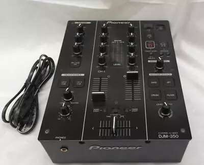 Kaufen Pioneer DJ DJM-350 Schwarz Dj Mixer 2-channel USB Aufnahme Groß Condition-Japan • 387.31€