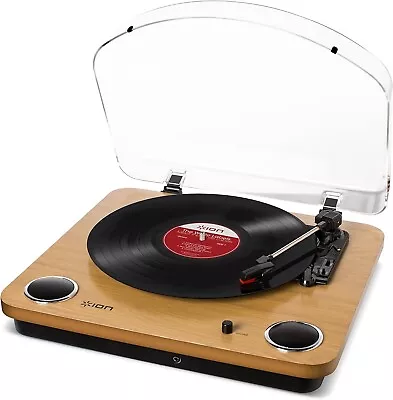 Kaufen ION Audio Max LP Retro Holz  Plattenspieler - Turntable B-Ware (Retoure) Vinyl • 49.99€