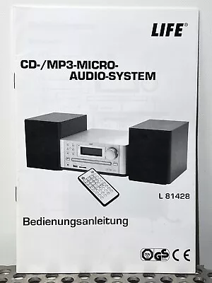 Kaufen LIFE Bedienungsanleitung Micro-Audio-System CD-IMP3 L81428 Gebrauchsanleitung • 8.50€