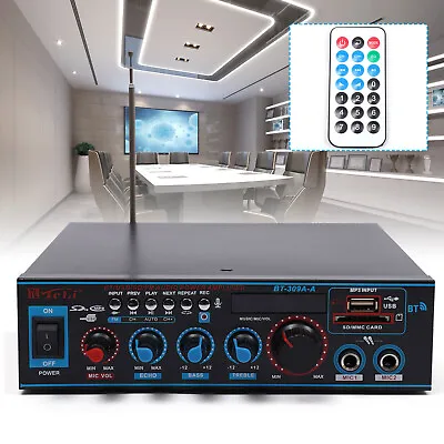 Kaufen Digitaler Bluetooth Audio Leistungsverst Rker Mini HIFI Audioverst Rker BT-309A] • 26.77€