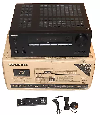 Kaufen Onkyo TX-NR696 7.2 Kanal AV Receiver THX Kinoklang Dolby/DTS:X WLAN BT Black * • 459.90€