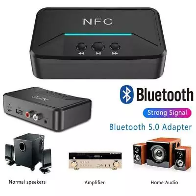 Kaufen NFC Bluetooth 5.0 Empfänger 3.5mm AUX Hifi Audio Adapter Lautsprecher-Empfänger • 16.99€