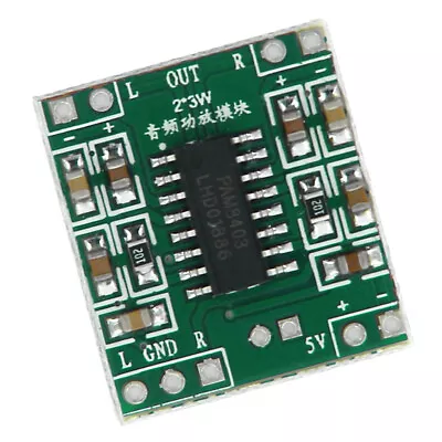 Kaufen 2 Kanäle Mini Digital Verstärker Brett 3W Chips Stereoanlagen Audio Controller • 3.34€