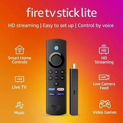 Kaufen Amazon Fire TV Stick Lite Mit Alexa Sprachfernbedienung Lite • 59.30€