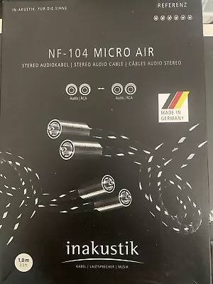 Kaufen Inakustik Referenz Micro Air NF 104 RCA Stereo Audiokabel Cinch Kabel  1.0m Neu • 220€