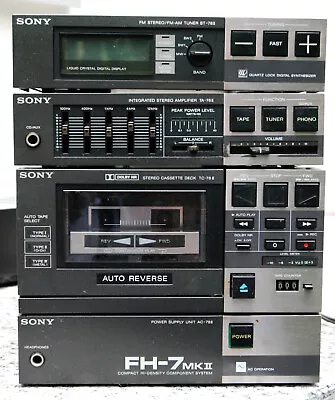 Kaufen Sony FH-7 MK II Sound System Boombox Mit CassD, Power Unit, Tuner Und Amplifier • 100€