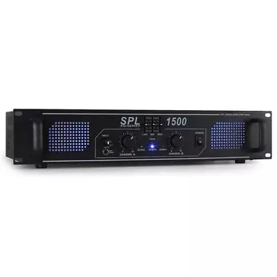 Kaufen Skytec Spl-1500 Pa Karaoke Rack Amplifier  Party Amp Event Beschallung Cinch In • 159.99€