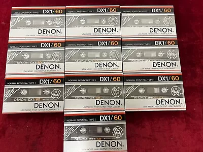 Kaufen Denon DX 1 60 Audio Tape Cassettes Pieces/ 10 Stück NEW !!!!! • 60€