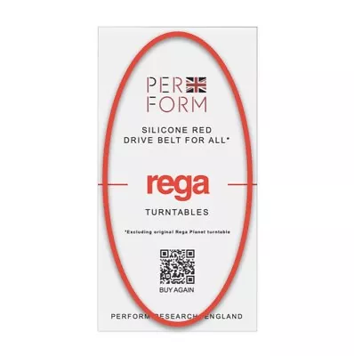 Kaufen Der Rote Rega-Plattenspieler-Antriebsriemen Von Perform (Silikon-Upgrade) • 10.62€