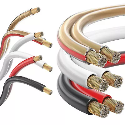 Kaufen Lautsprecherkabel 10m - 100m Hifi Audio Kabel Auto Boxenkabel Boxen Lautsprecher • 48.90€