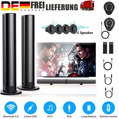 Kaufen Soundbar Für TV Geräte 2 In 1 Lautsprecher Für Fernseher  Bluetooth 5.3 Heimkino • 54.98€
