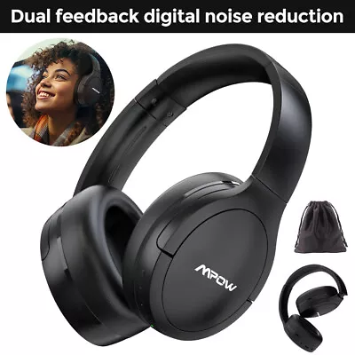 Kaufen Mpow Over Ear Kopfhörer Headset HiFi Stereo Headphones Aktiver Noise Reduction • 33.99€