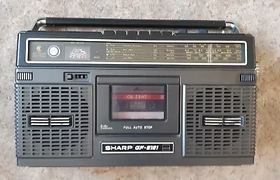 Kaufen Sharp GF-8181H Radio-Tape Recorder Incl. Netzkabel + Kassette • 63€
