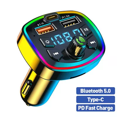 Kaufen FM Transmitter Auto Bluetooth Kfz Radio Adapter Audio Musik MP3 Player Dual USB • 10.97€