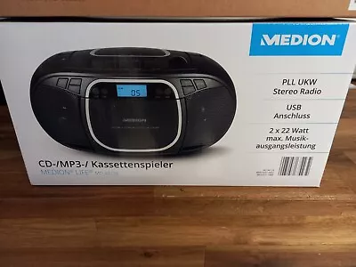 Kaufen MEDION CD-/MP3-/ Kassettenspieler Stereo Radio MD 44176 / NEU! • 49.70€