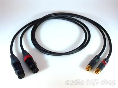 Kaufen 2 X 1,50m Mogami 2549 Neglex XLR Female Auf Cinch Adapter-Kabel, Neutrik Stecker • 82.36€