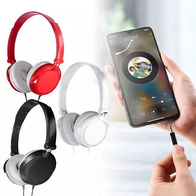 Kaufen HiFi Klang Stereo Kopfhörer Over Ear Headset HD Sound Kabelgebundene Kopfhörer • 7.79€