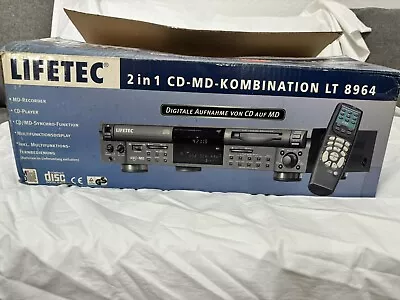 Kaufen Lifetec LT8964 CD MD Kombination MiniDisc Recorder OVP • 259.90€