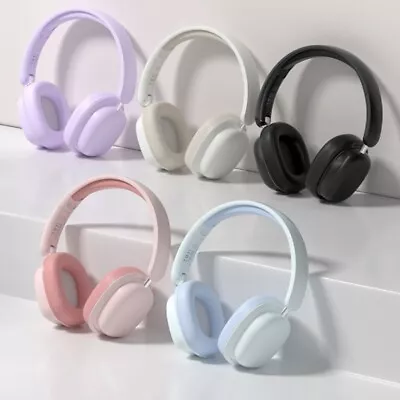 Kaufen Bluetooth Kopfhörer Over Ear HiFi Stereo Wireless Faltbares Headset Mit Mikrofon • 16.99€