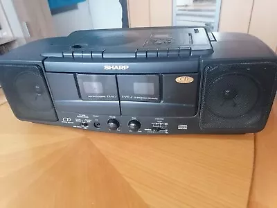Kaufen Stereo Radio Cassette Recorder With Compact Disc Player WQ-CD54 • 25€