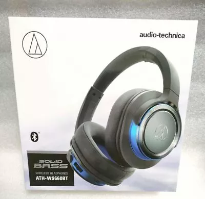 Kaufen Audio-technica ATH-WS660BT SOLIDBASS Bluetooth-Kopfhörer, Kabellos, Blau,... • 151.20€
