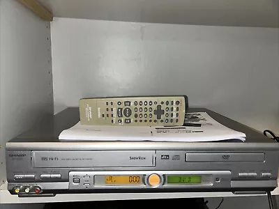 Kaufen SHARP DV-NC65S Combo  VHS Rekorder DVD CD Player Kombination Spieler Video Kasse • 150€
