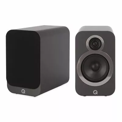 Kaufen Q-Acoustics 3020i Regal-Lautsprecher Grau - Paarpreis! (UVP: 399,- €) • 339€