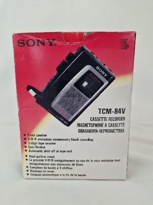 Kaufen SONY Walkman Cassette Recorder TCM-84V Kassetten Rekorder Sammler Vintage Rar ✅️ • 169.99€