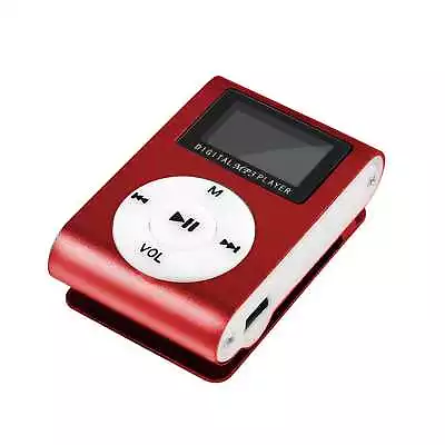 Kaufen Stereo Metall Mit Clip MP3 Mini Player LCD Bildschirm Bis 32GB Micro SD Bordo • 6.49€