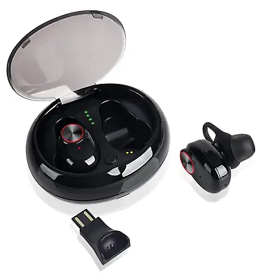 Kaufen Kopfhörer In-Ear Sport Headset Ohrhörer Ladebox Bluetooth Schwarz Mit Touch TOP • 30.90€