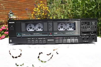 Kaufen Philips FC 582 Doppeltape Tapedeck Cassettenrecorder Kassettenspieler • 10€