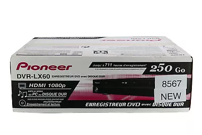 Kaufen Pioneer DVR-LX60 | DVD / Harddisk Recorder (250 GB) | NEW IN BOX • 499.99€