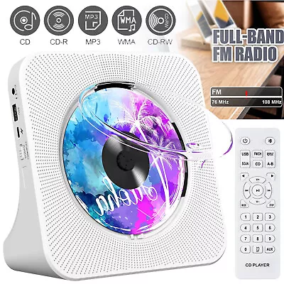 Kaufen Bluetooth 5.0 CD Player Mit Lautsprecher Wiederaufladbar Tragbarer CD Recorder • 39.90€