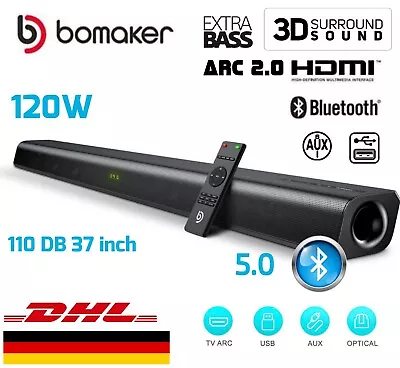 Kaufen Odine III Bomaker Kabelgebundene & Kabellose Bluetooth 37 Zoll 2.0 Kanal 5.0 3D • 94.99€