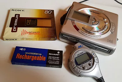 Kaufen Sharp MD-MS 701H - Minidisc MD Walkman Player Und Recorder, Fernbedienung • 69€