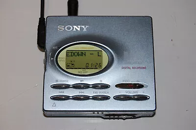 Kaufen SONY MZ-R91 MD Walkman MiniDisc Recorder, Fernbedienung RM-MZ2S, Blau Metalic • 149€