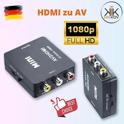 Kaufen HDMI Zu RCA Adapter AV 2 HDMI Konverter Adapter Full HD • 7.99€
