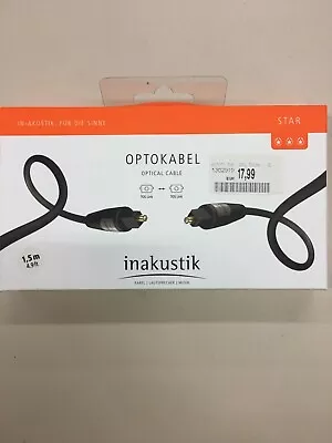 Kaufen Inakustik! Optokabel 1,5m Toslink/Toslink Lichtleiterkabel## • 9.99€