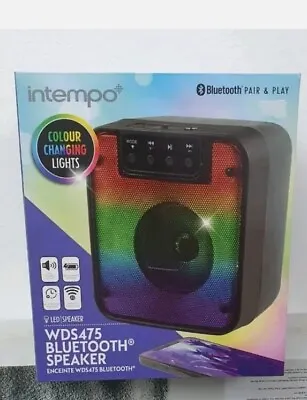 Kaufen Kabelloser Bluetooth 5.1 Lautsprecher Tragbar Intempo Farbwechsel LED Party • 29.24€