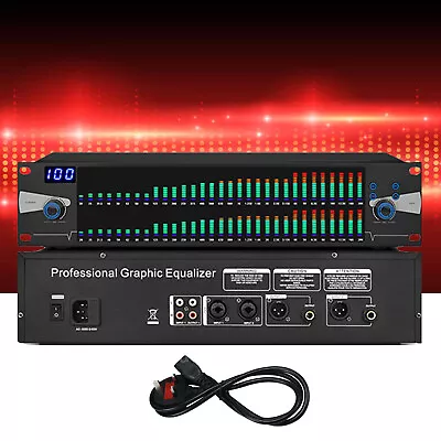 Kaufen Dual 31-Band Digital Graphic Equalizer Höhen Mitten Und Basseinstellung 220V 30W • 179.99€