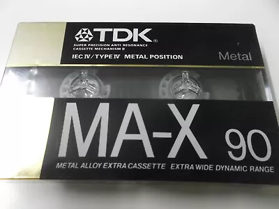 Kaufen 68538 - Tdk Ma-x 90 Mc Audio Leerkassette - Neu (metal Alloy Extra Cassette) • 99.99€