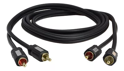 Kaufen 7,5m Premium Cinch Kabel - Stereo 2RCA - 2RCA Premium Qualität  • 12.40€
