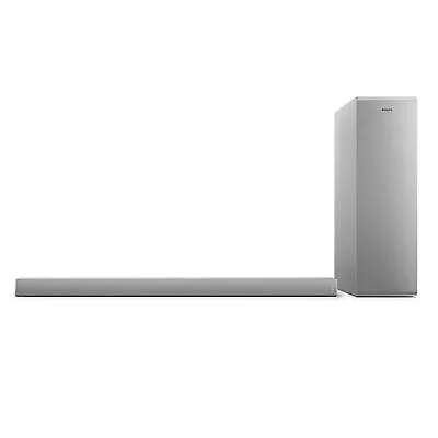 Kaufen Philips Audio B6405/10 2.1-Kanal TV Soundbar Mit Subwoofer Kabellos Silber • 165.99€